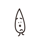 Water drops face（個別スタンプ：24）