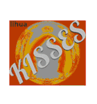 KISSES stamp and  XOXO stamp of lihua 2（個別スタンプ：23）