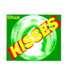 KISSES stamp and  XOXO stamp of lihua 2（個別スタンプ：29）