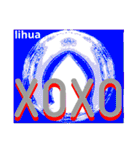 KISSES stamp and  XOXO stamp of lihua 2（個別スタンプ：34）