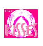 KISSES stamp and  XOXO stamp of lihua 2（個別スタンプ：39）