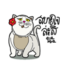 fat whitecat（個別スタンプ：33）