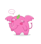 A appeared pink elephant！（個別スタンプ：2）