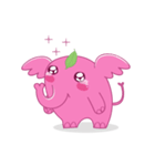 A appeared pink elephant！（個別スタンプ：4）