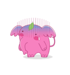 A appeared pink elephant！（個別スタンプ：14）