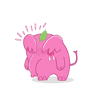 A appeared pink elephant！（個別スタンプ：25）