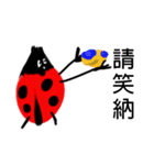 Funny Ladybug（個別スタンプ：7）