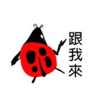 Funny Ladybug（個別スタンプ：14）