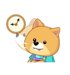 Borky shiba dog : daily set 3（個別スタンプ：22）