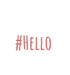 #Hello（個別スタンプ：1）