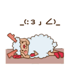 Christmas sheep（個別スタンプ：21）