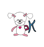 Pink poodle dog daily（個別スタンプ：6）