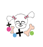 Pink poodle dog daily（個別スタンプ：22）