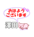 澤田「さわだ」さん専用。日常会話（個別スタンプ：1）