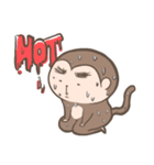 The life of monkey with thick eyebrows（個別スタンプ：9）