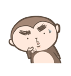 The life of monkey with thick eyebrows（個別スタンプ：13）