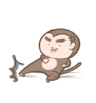 The life of monkey with thick eyebrows（個別スタンプ：26）