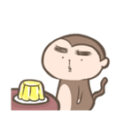 The life of monkey with thick eyebrows（個別スタンプ：27）