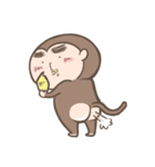 The life of monkey with thick eyebrows（個別スタンプ：29）