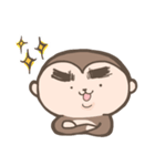 The life of monkey with thick eyebrows（個別スタンプ：30）