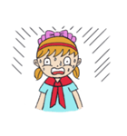 funny and lovely girl（個別スタンプ：16）