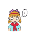 funny and lovely girl（個別スタンプ：25）