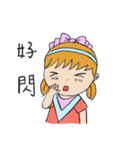 funny and lovely girl（個別スタンプ：38）