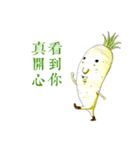 White Radish ＆ Carrot（個別スタンプ：5）