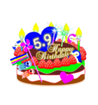 5月の誕生日☆日付入り☆ケーキでお祝い♪（個別スタンプ：9）