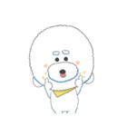 White poodle milk（個別スタンプ：4）