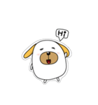 Lovely sticker dog（個別スタンプ：1）