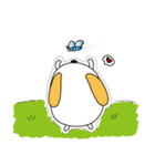 Lovely sticker dog（個別スタンプ：5）