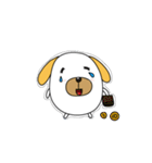 Lovely sticker dog（個別スタンプ：9）