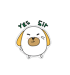 Lovely sticker dog（個別スタンプ：11）