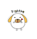 Lovely sticker dog（個別スタンプ：16）