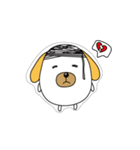 Lovely sticker dog（個別スタンプ：24）