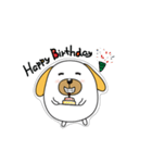 Lovely sticker dog（個別スタンプ：28）