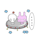 When the rabbit meets Mercury（個別スタンプ：8）