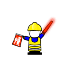 Construction Dummy man（個別スタンプ：6）