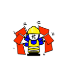 Construction Dummy man（個別スタンプ：17）