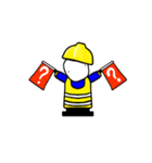 Construction Dummy man（個別スタンプ：19）