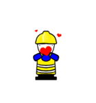 Construction Dummy man（個別スタンプ：23）