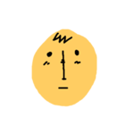 Yellow oval emoji（個別スタンプ：6）