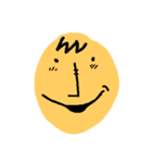 Yellow oval emoji（個別スタンプ：7）