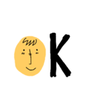 Yellow oval emoji（個別スタンプ：19）