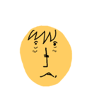 Yellow oval emoji（個別スタンプ：25）