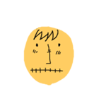Yellow oval emoji（個別スタンプ：30）