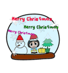 Shiro^..^！17Merry Christmas.（個別スタンプ：5）