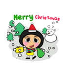 Shiro^..^！17Merry Christmas.（個別スタンプ：21）