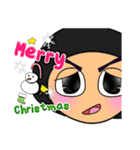 Shiro^..^！17Merry Christmas.（個別スタンプ：23）